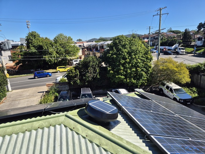 Attic solar roof vent